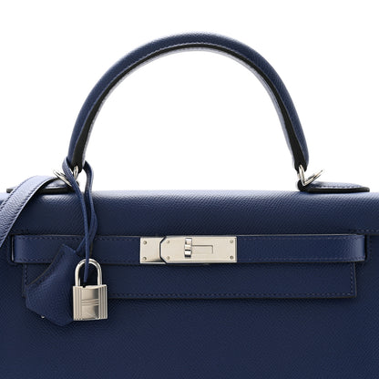 Hermes Epsom Kelly Sellier 28 Bleu Saphir 8 of 11