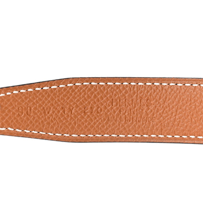 Hermes Box Togo 32mm Constance H Belt 90 90/36 Black Rouge Garance 3 of 6