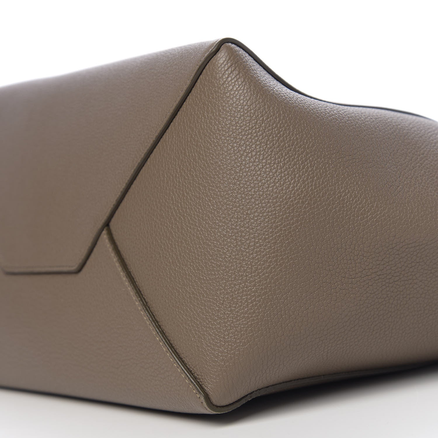 Celine Soft Grained Calfskin Small Belt Cabas Phantom Taupe 7 of 8