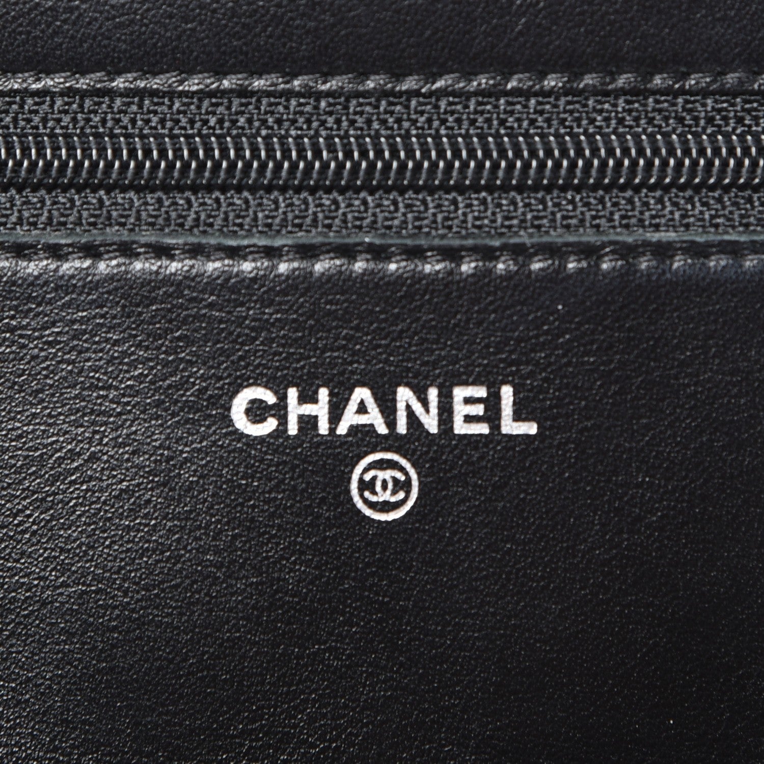 Chanel Patent Quilted Wallet On Chain WOC Black 6 of 10