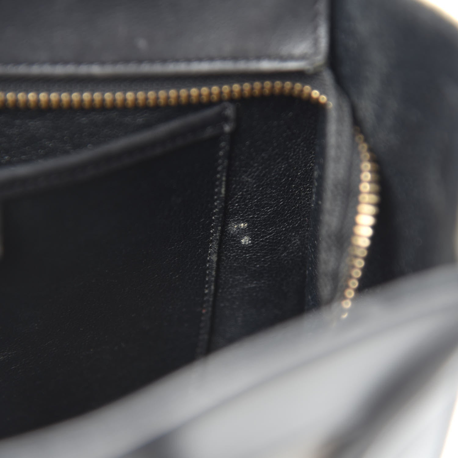 Celine Satin Calfskin Nano Tri-Color Luggage Dark Grey 15 of 20