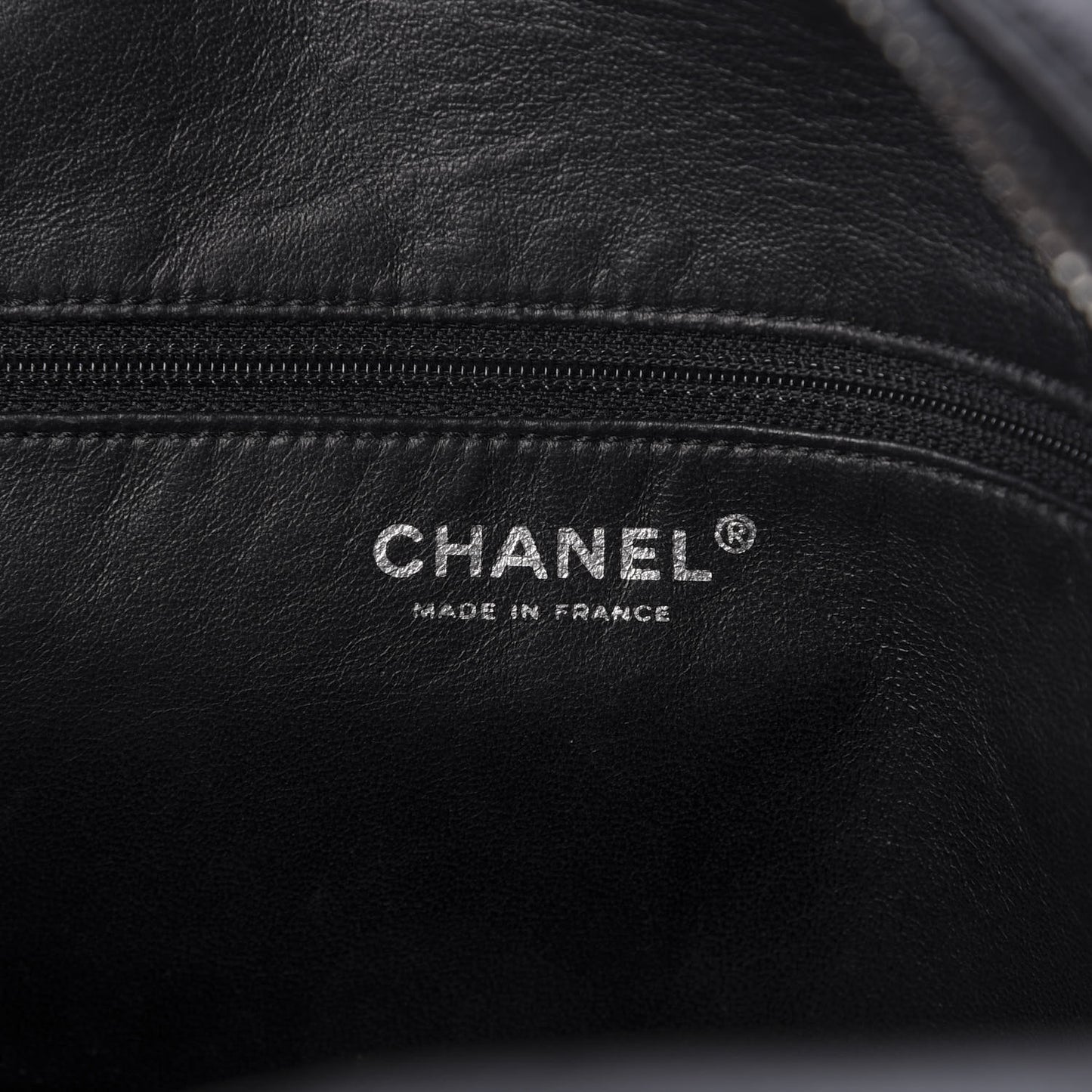 Goatskin Medium Luxe Ligne Bowler Black