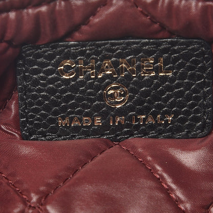 Chanel Caviar Quilted Cosmetic Case Black 16 of 21
