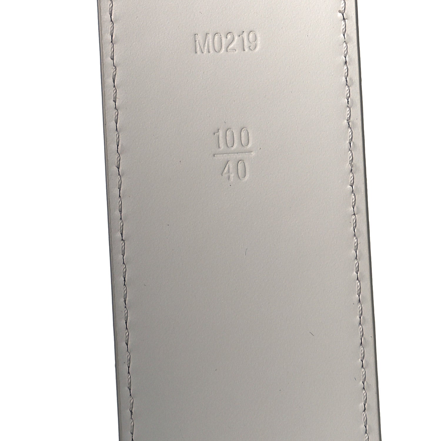 Louis Vuitton PVC Monogram 40mm LV Initiales Reversible Belt 100 40 Iridescent Prism 3 of 4