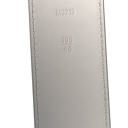 Louis Vuitton PVC Monogram 40mm LV Initiales Reversible Belt 100 40 Iridescent Prism 3 of 4