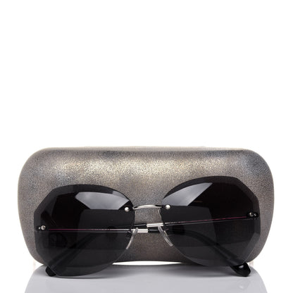 Chanel Metal Spring Round Sunglasses 4220 Silver 8 of 8