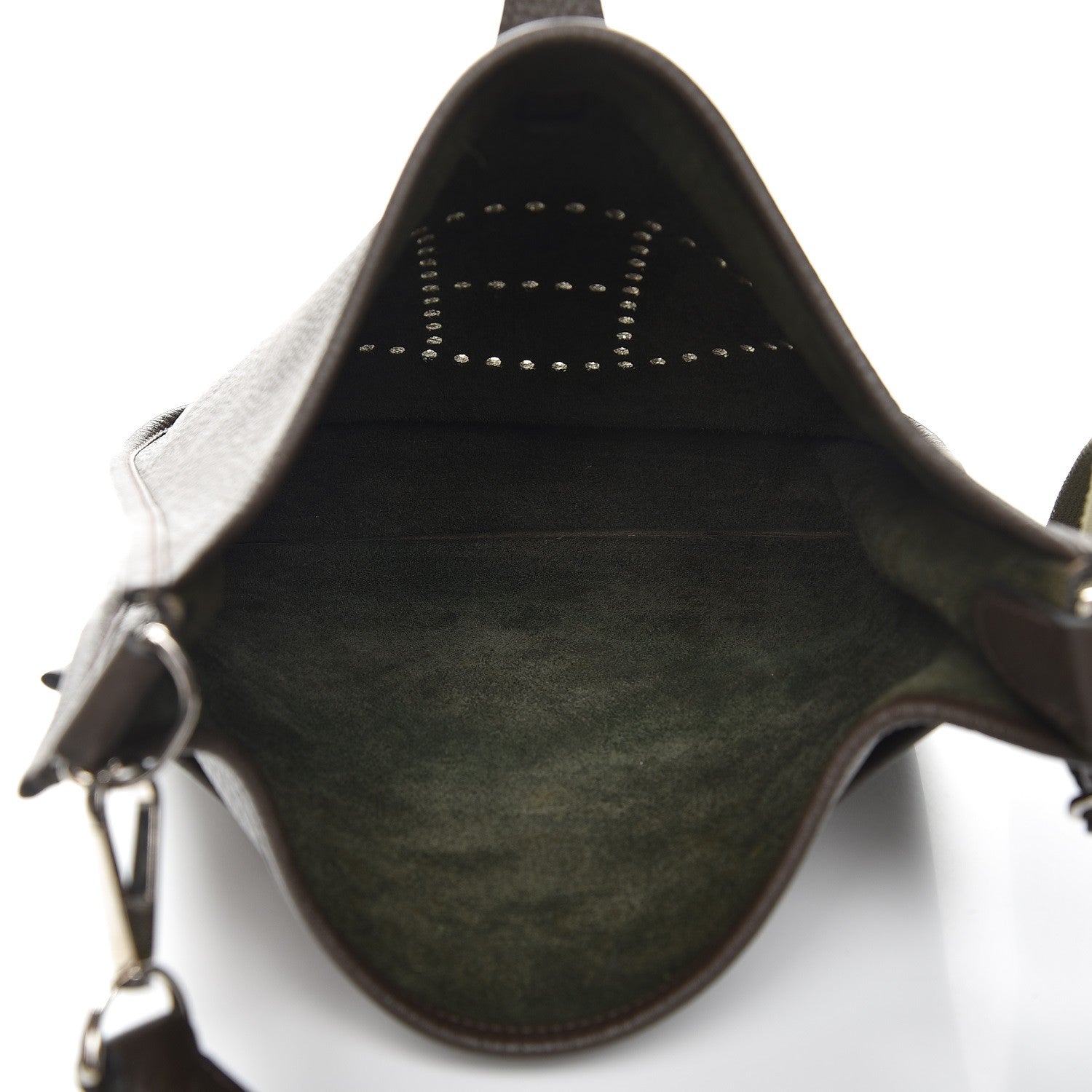 Hermes Taurillon Clemence Evelyne III PM Vert de Gris 5 of 8
