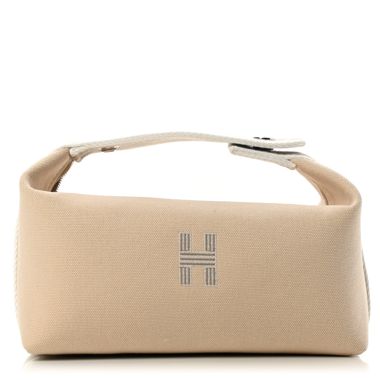Hermes Canvas Small Bride-A-Brac Pouch Natural 1 of 6