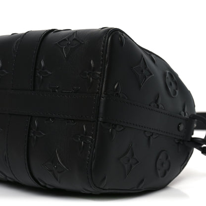 Louis Vuitton Monogram Seal City Keepall Black 8 of 8
