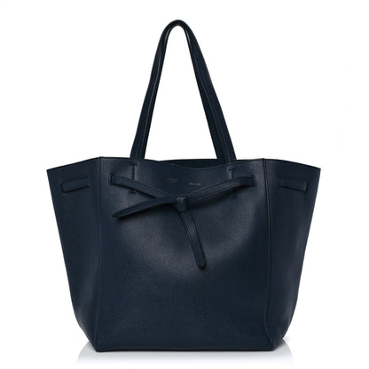 Celine Soft Grained Calfskin Belt Cabas Phantom Navy 1 of 9
