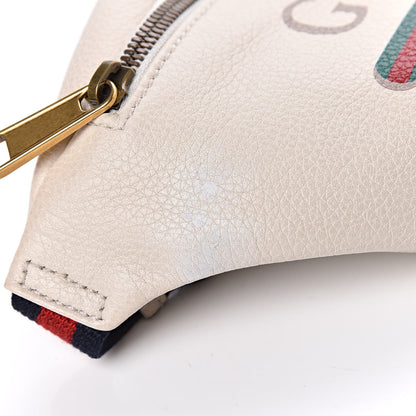 Gucci Grained Calfskin Small Logo Belt Bag White 8 of 12