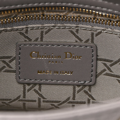 Christian Dior Lambskin Cannage Small My ABCDior Lady Dior Grey 6 of 10