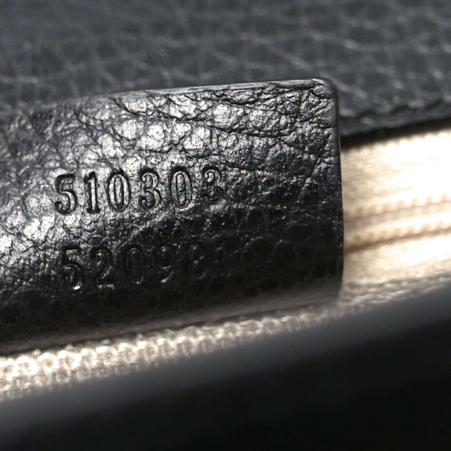 Gucci Dollar Calfskin Interlocking G Shoulder Bag Black 7 of 11