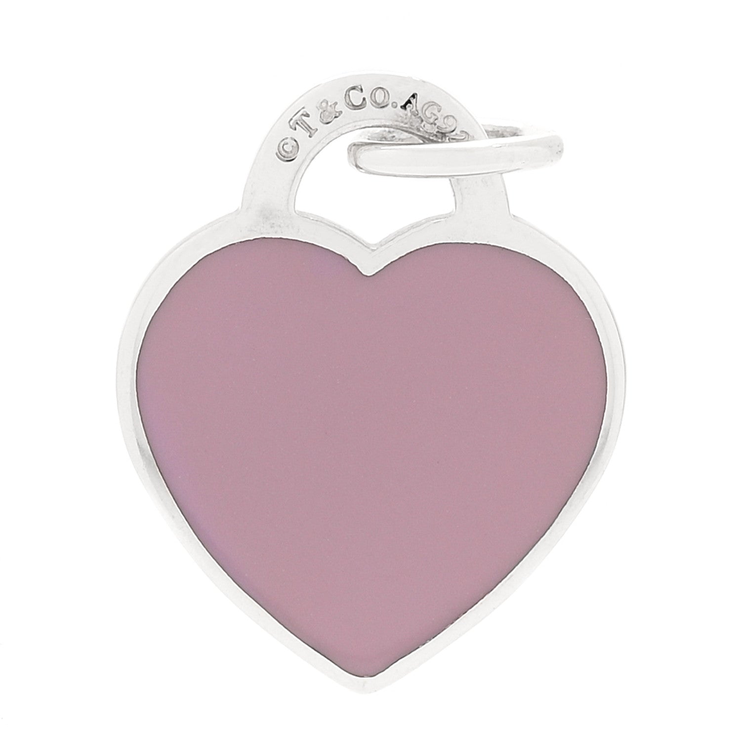 Tiffany Sterling Silver Enamel Small Return To Tiffany Heart Tag