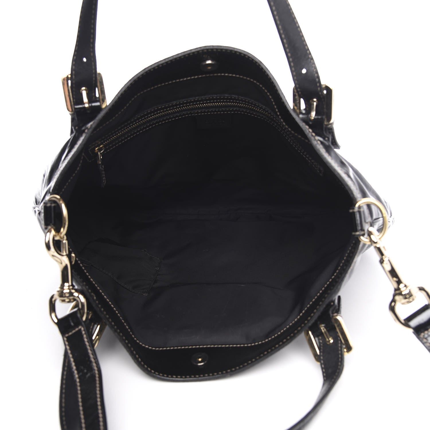 Gucci Dialux Medium Britt Tote Black 5 of 13