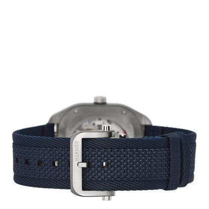 Hermes Titanium Nylon 39mm H08 Automatic Watch Bleu Abysse 3 of 5
