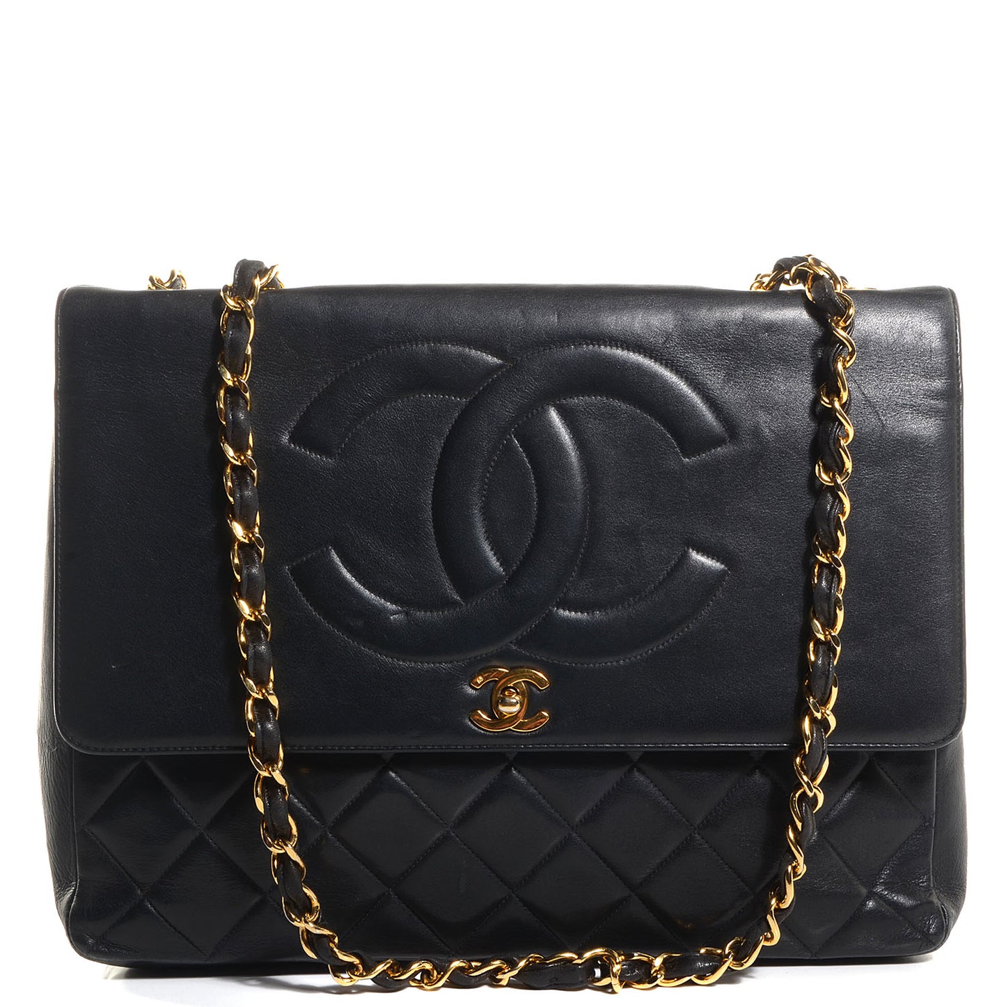 Lambskin XL Jumbo CC Flap Black