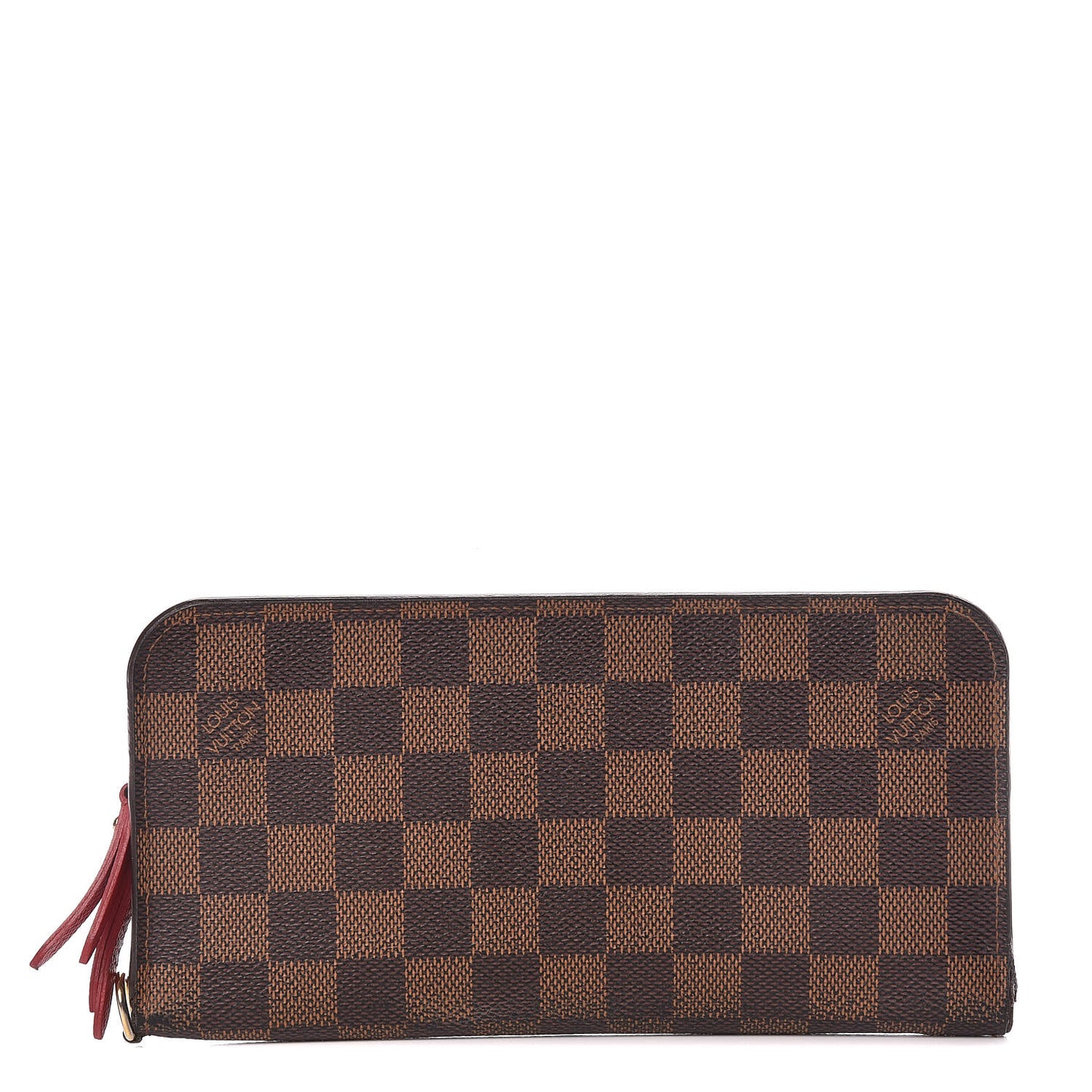 Damier Ebene Insolite Wallet Red