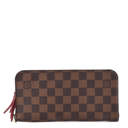 Louis Vuitton Damier Ebene Insolite Wallet Red 1 of 9