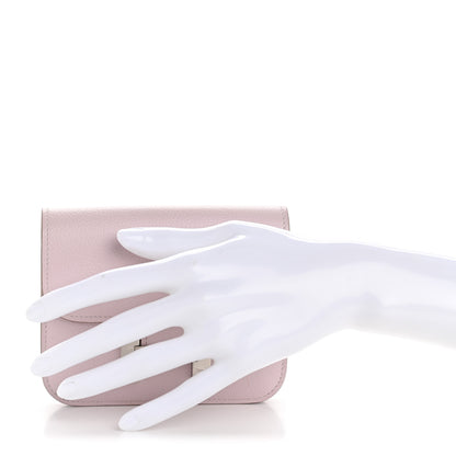 Hermes Evercolor Constance Slim Wallet Mauve Pale 2 of 8