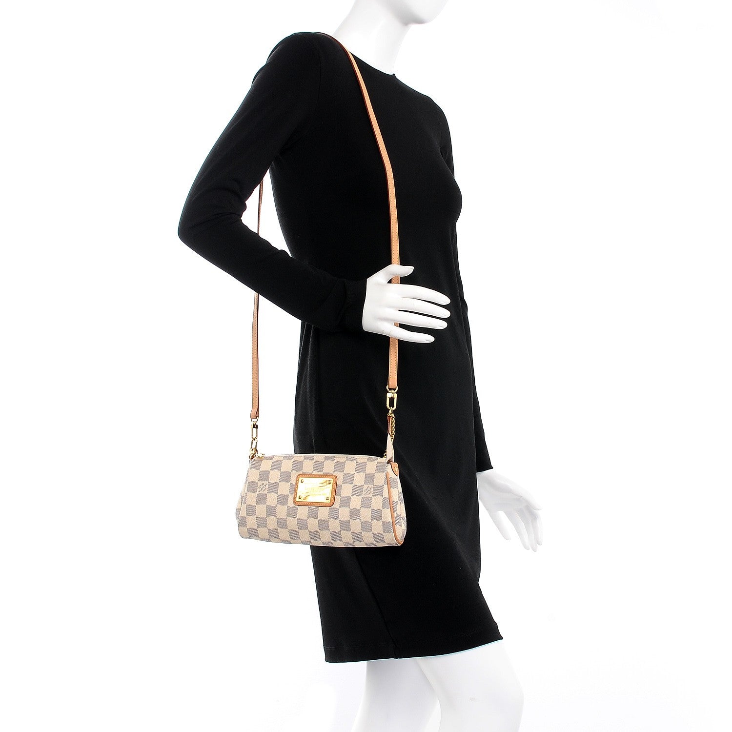 Louis Vuitton Damier Azur Eva Clutch 2 of 7