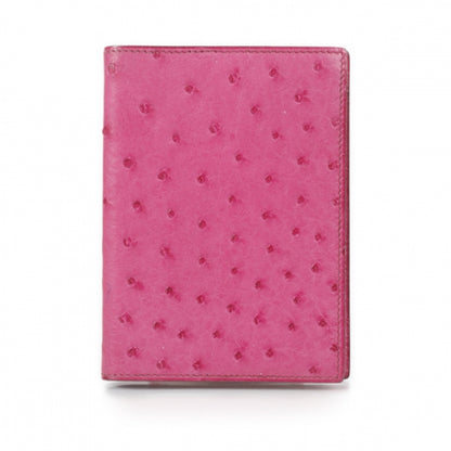 Hermes Ostrich Agenda Cover Fuchsia w Inserts 1 of 9