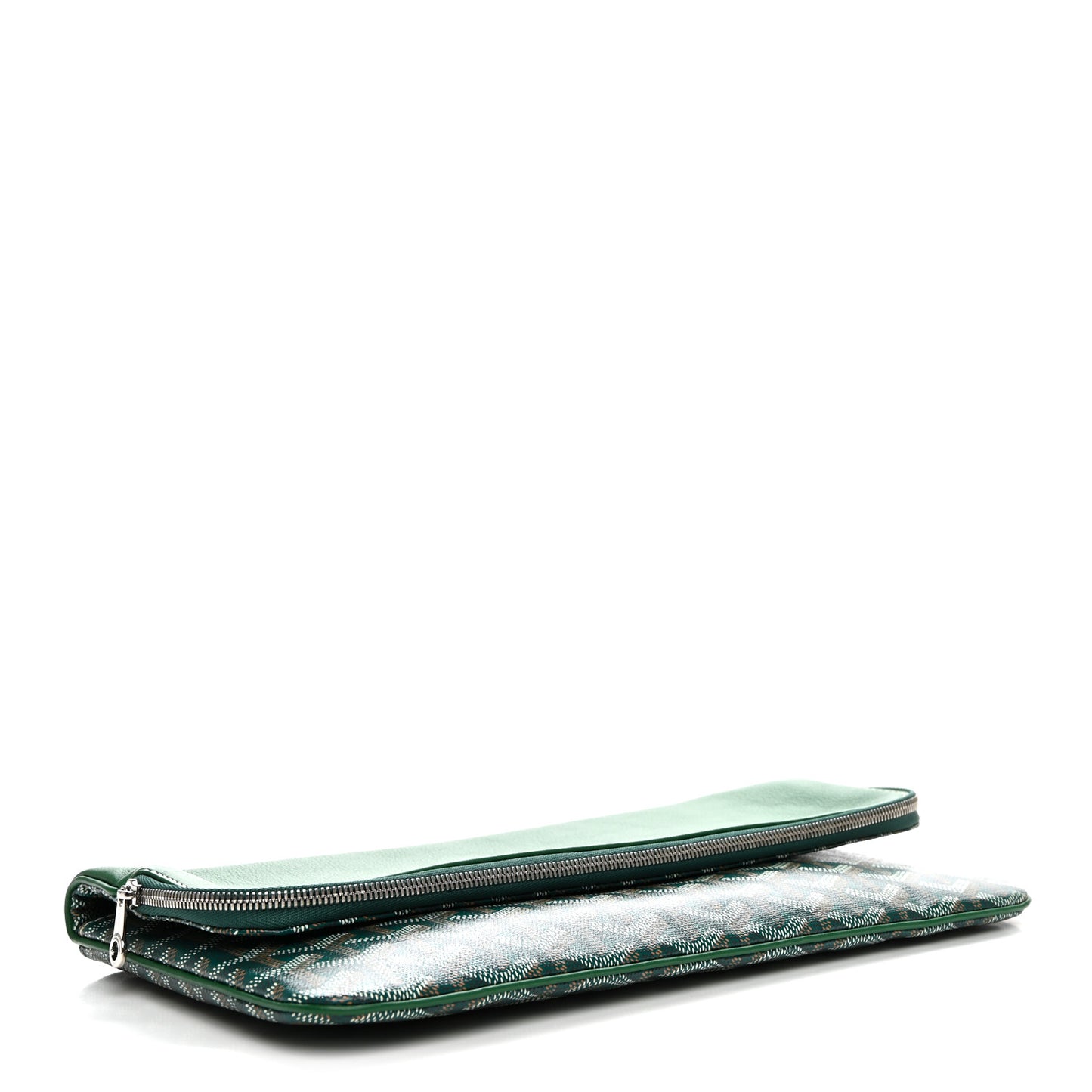 Goyardine Sainte Marie Soft Clutch Green