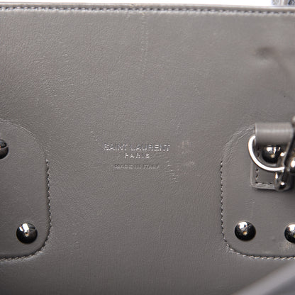 Saint Laurent Grained Calfskin Small Sac De Jour Fog 6 of 17