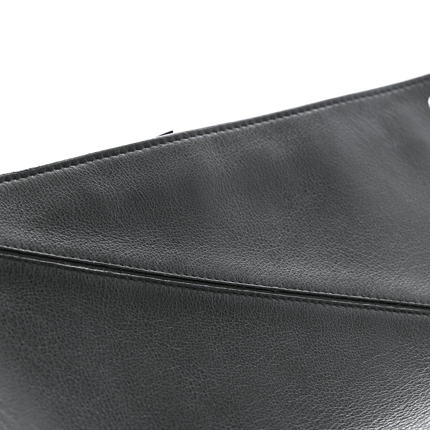 Calfskin Puzzle Pouch Black