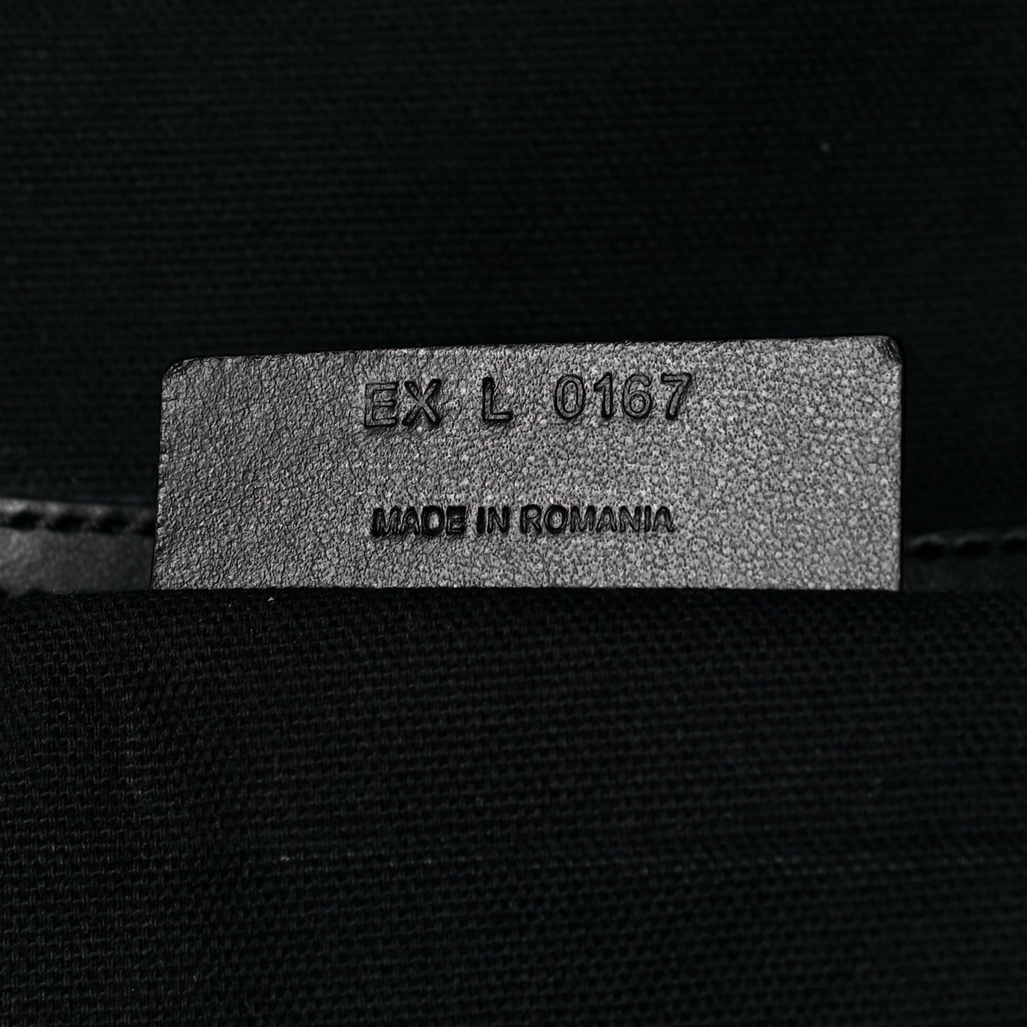 Calfskin Logo Small Backpack Black