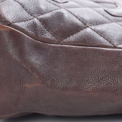 Chanel Calfskin Quilted Petit Shopping Tote PST Brown 18 of 18