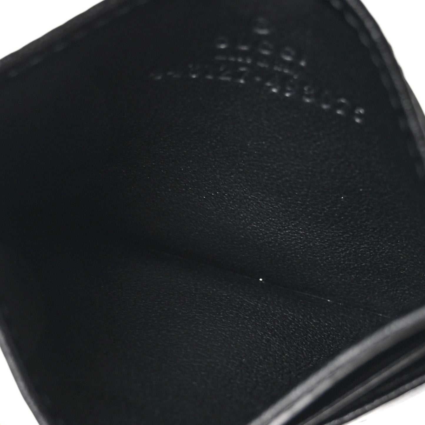 Calfskin Matelasse GG Marmont Card Holder Black