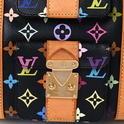 Louis Vuitton Monogram Multicolor Keepall 45 Black 24 of 35