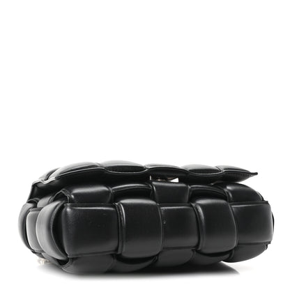 Bottega Veneta Lambskin Maxi Intreccio Padded Chain Cassette Crossbody Bag Black 4 of 9