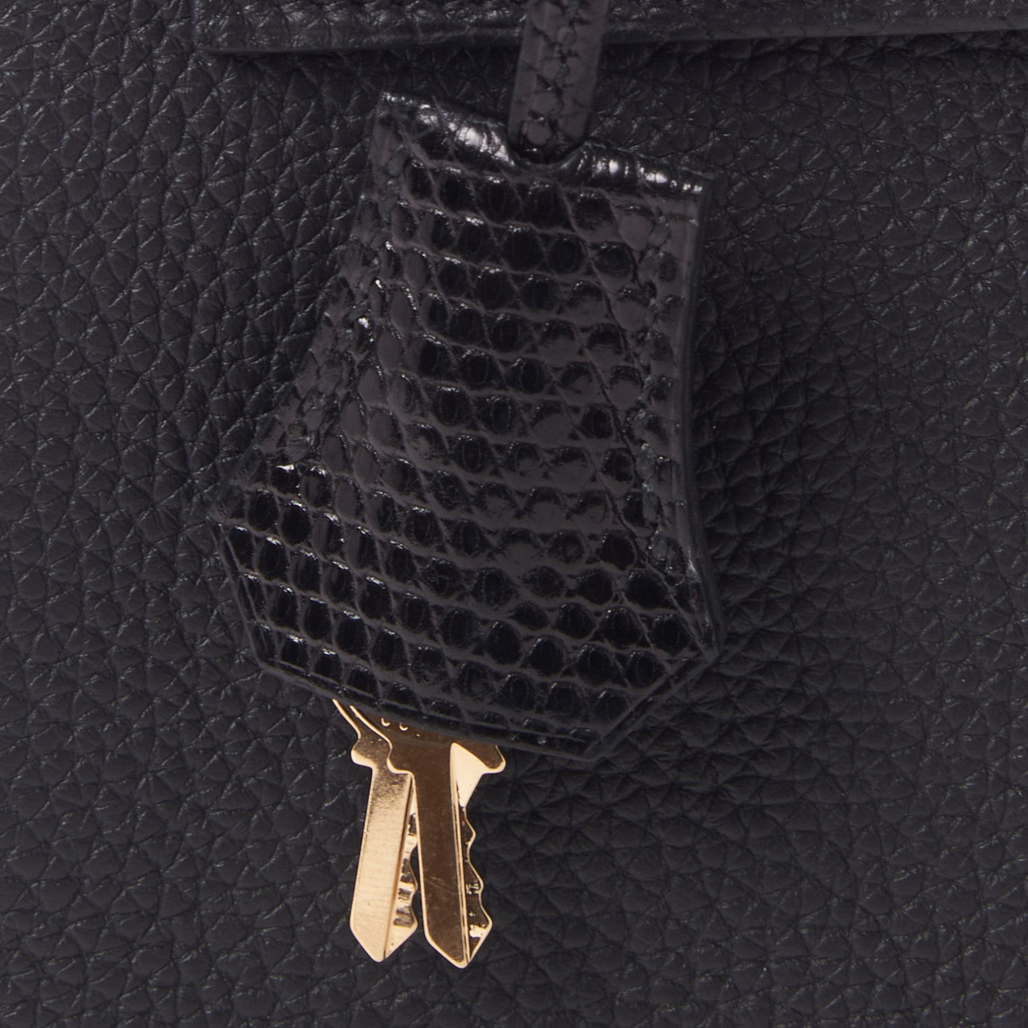 Hermes Togo Lizard Kelly Retourne Touch 25 Black 32 of 34