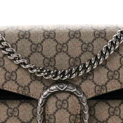 Gucci GG Supreme Monogram Small Dionysus Shoulder Bag Black 7 of 11
