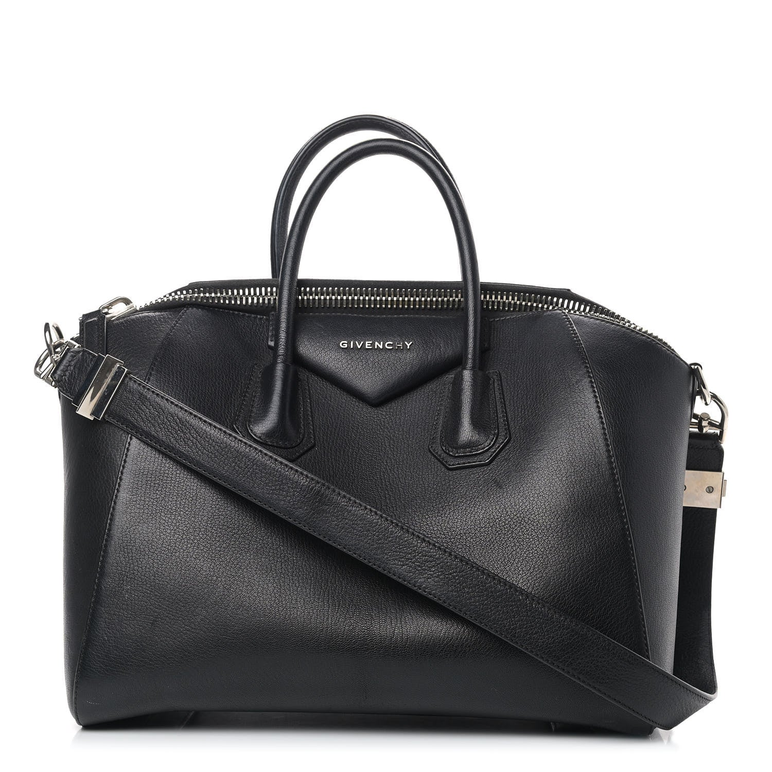 Givenchy Sugar Goatskin Medium Antigona Black 1 of 11