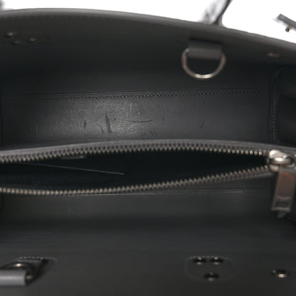 Saint Laurent Calfskin Crocodile Embossed Baby Sac De Jour New Stone Grey 5 of 9