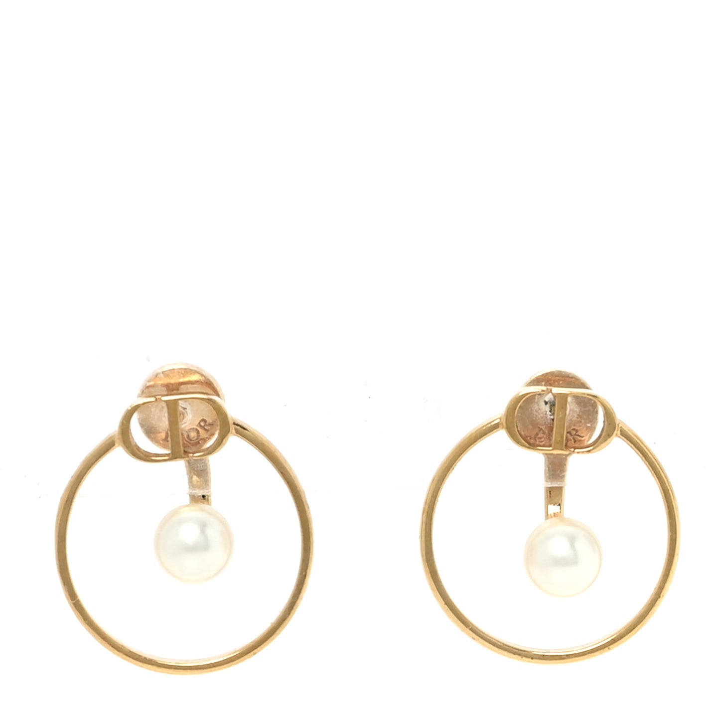 Pearl 30 Montaigne Earrings Gold