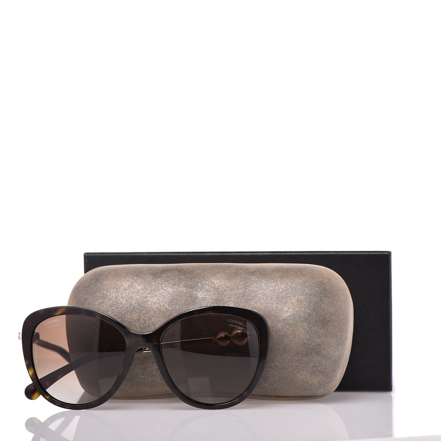 Chanel Pearl Sunglasses 5338-H-A Tortoise 8 of 8