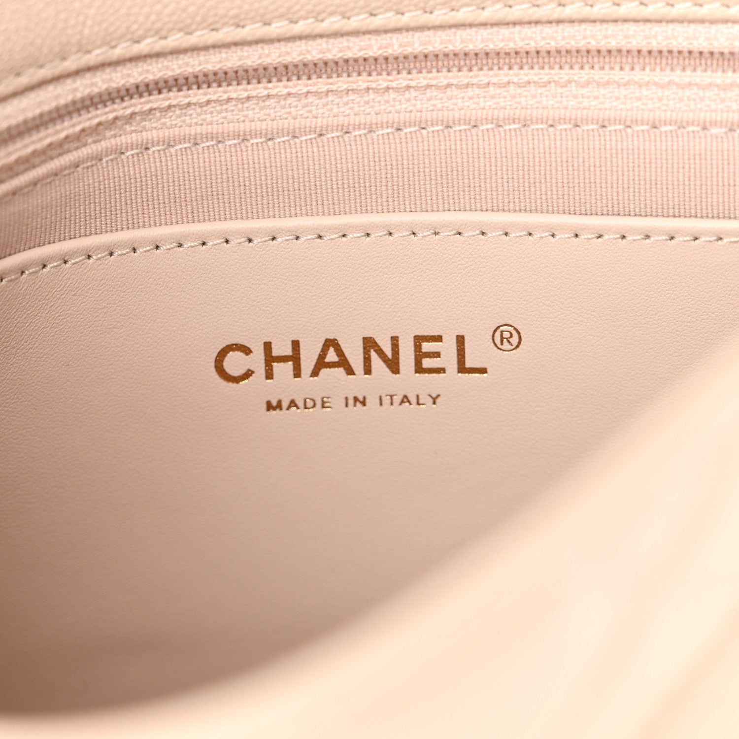 Chanel Shiny Caviar Quilted Mini Top Handle Flap Ecru 6 of 12