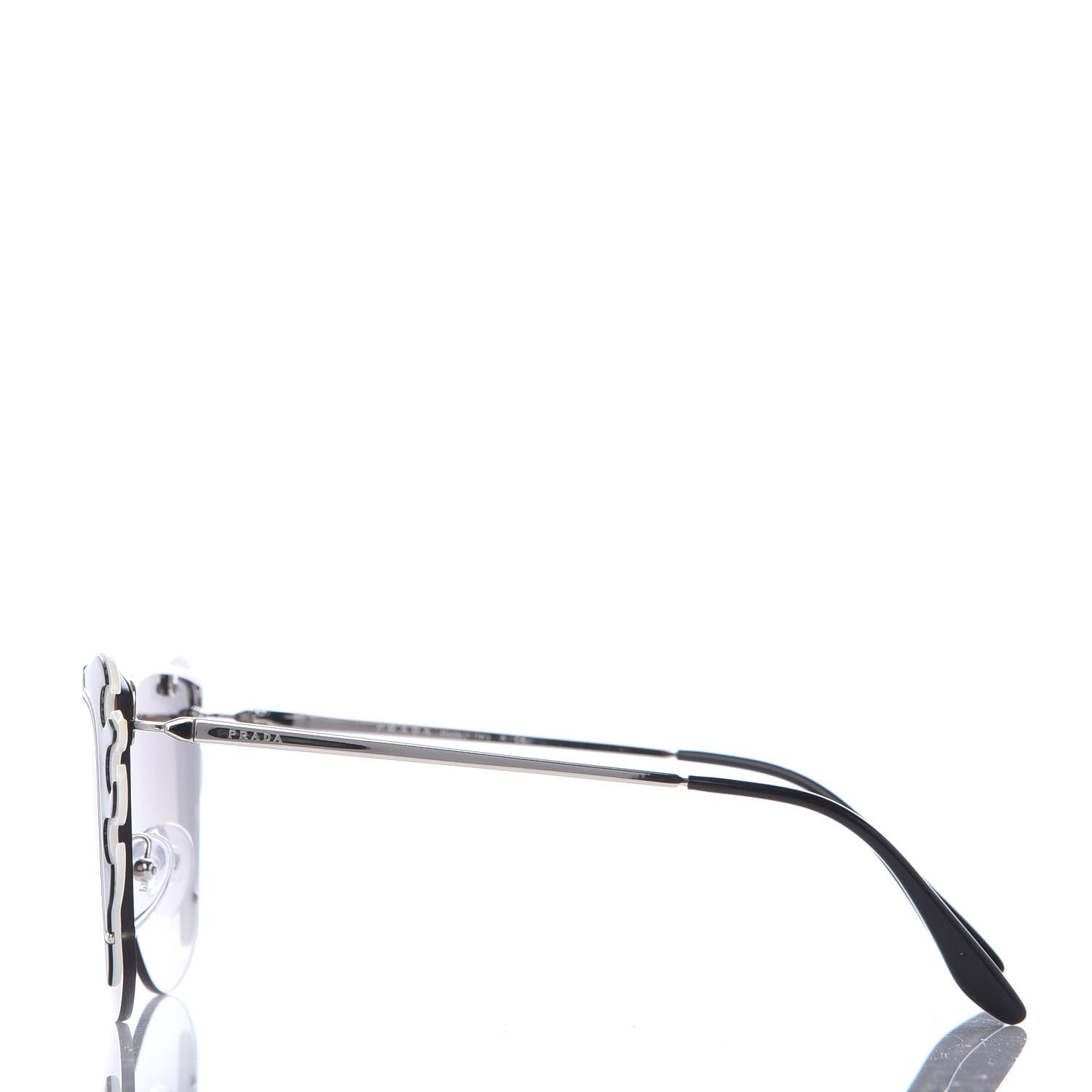 Prada Flame Sunglasses SPR 59V Black 3 of 7