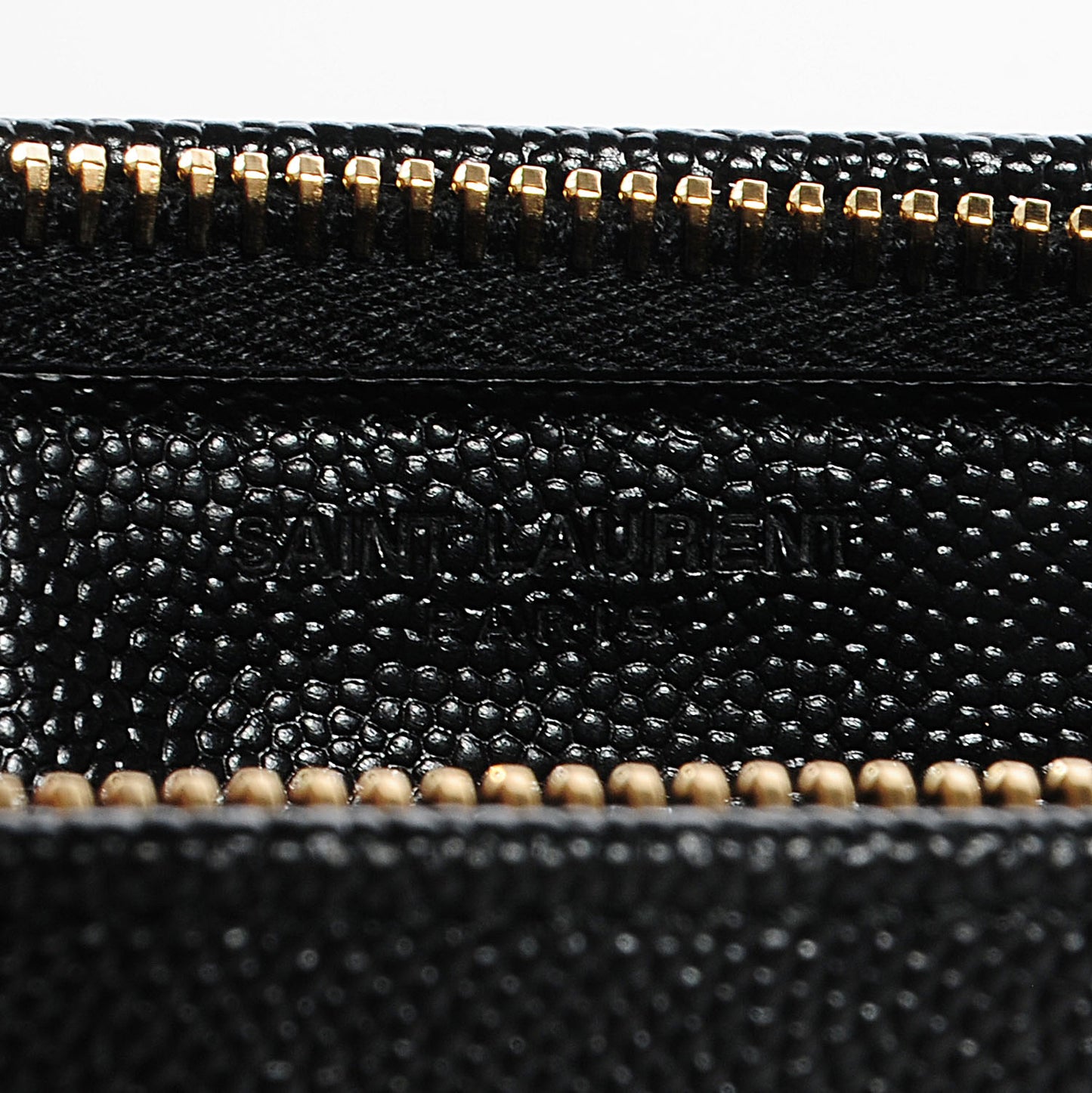 Grain De Poudre Classic Zip Around Wallet Nero Black