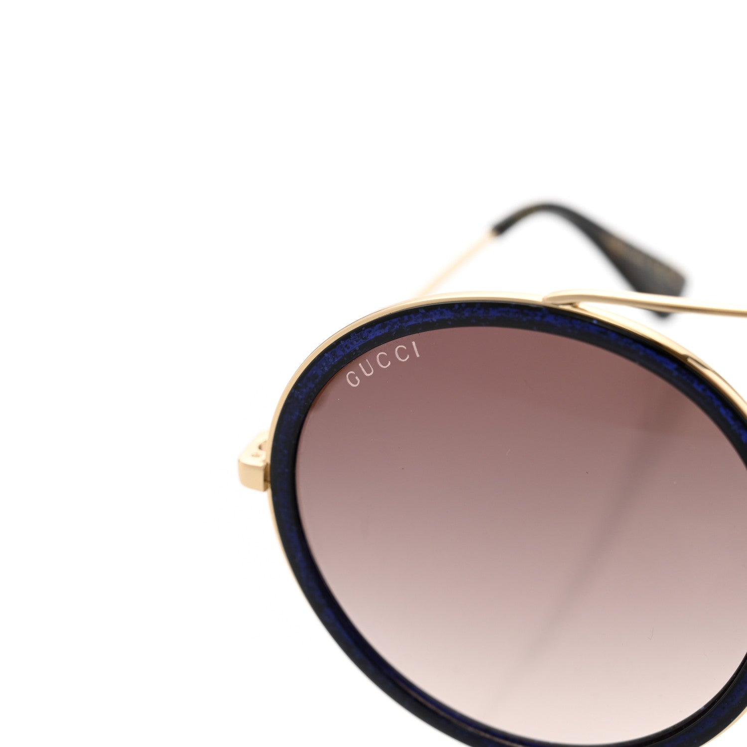 Gucci Round Sunglasses GG0061S Blue 7 of 8