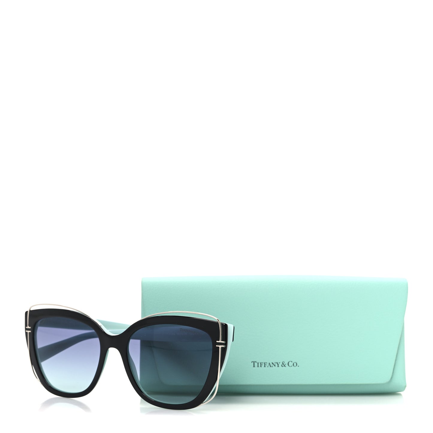 Acetate Metal TF4148 Sunglasses Black Blue
