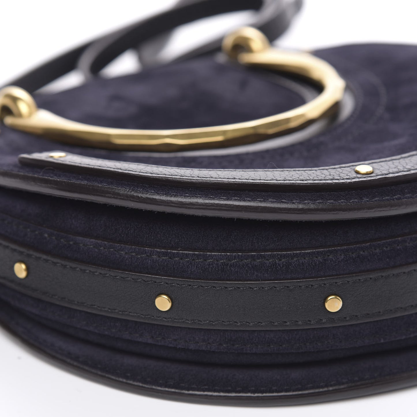 Calfskin Suede Small Pixie Bag Full Blue