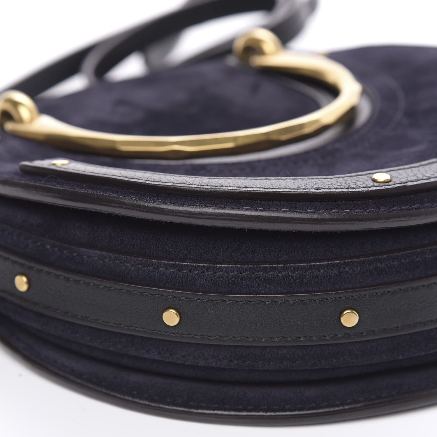 Chloe Calfskin Suede Small Pixie Bag Full Blue 7 of 10