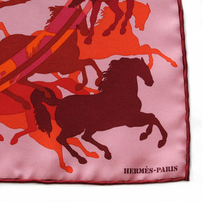 Hermes Silk Ex Libris En Camouflage Pocket Square Scarf 5 of 5