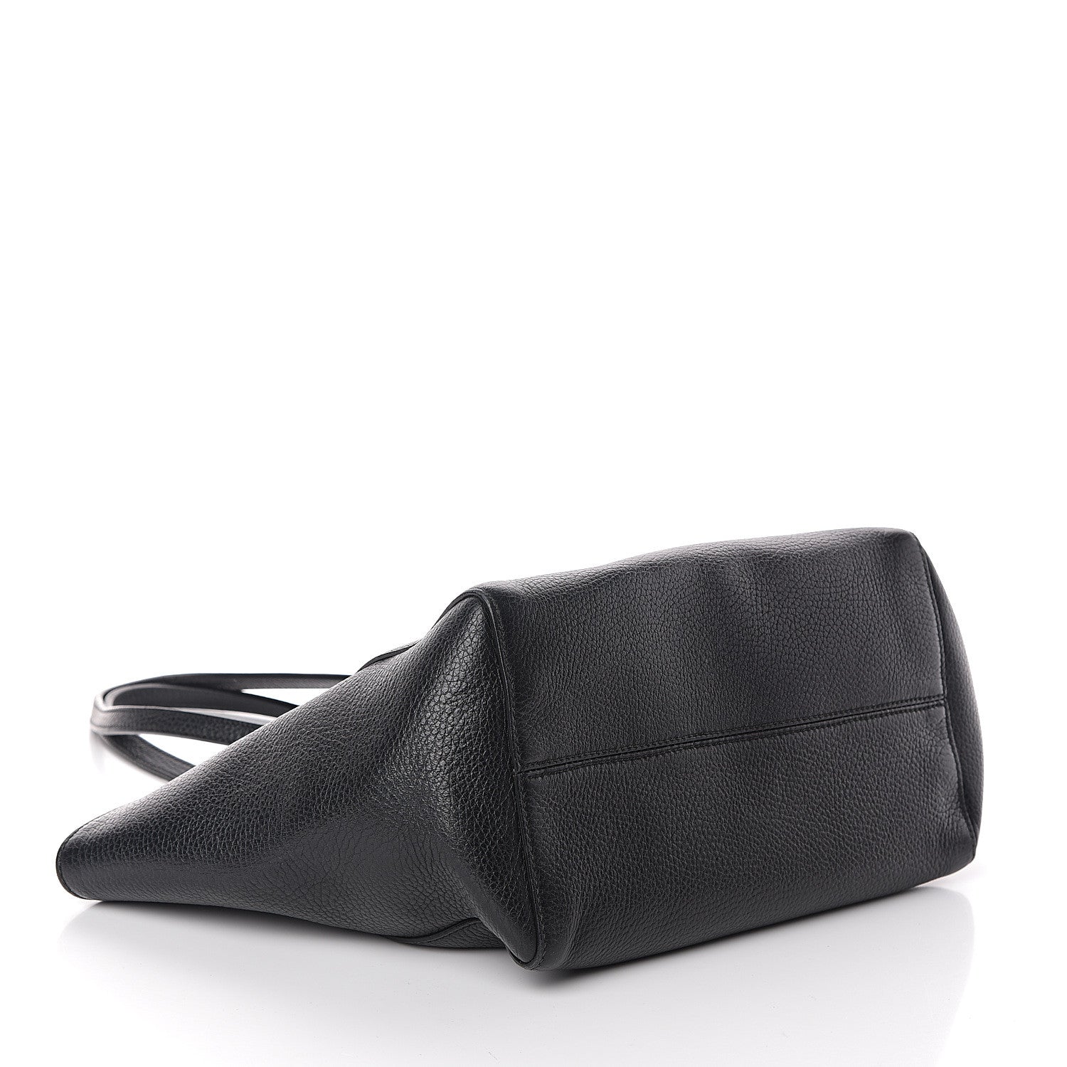 Gucci Pebbled Calfskin Small Swing Tote Black 3 of 10