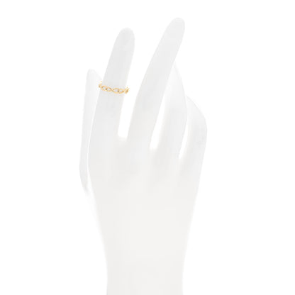 Tiffany 18K Yellow Gold Narrow Infinity Band Ring 45 3.5 2 of 4